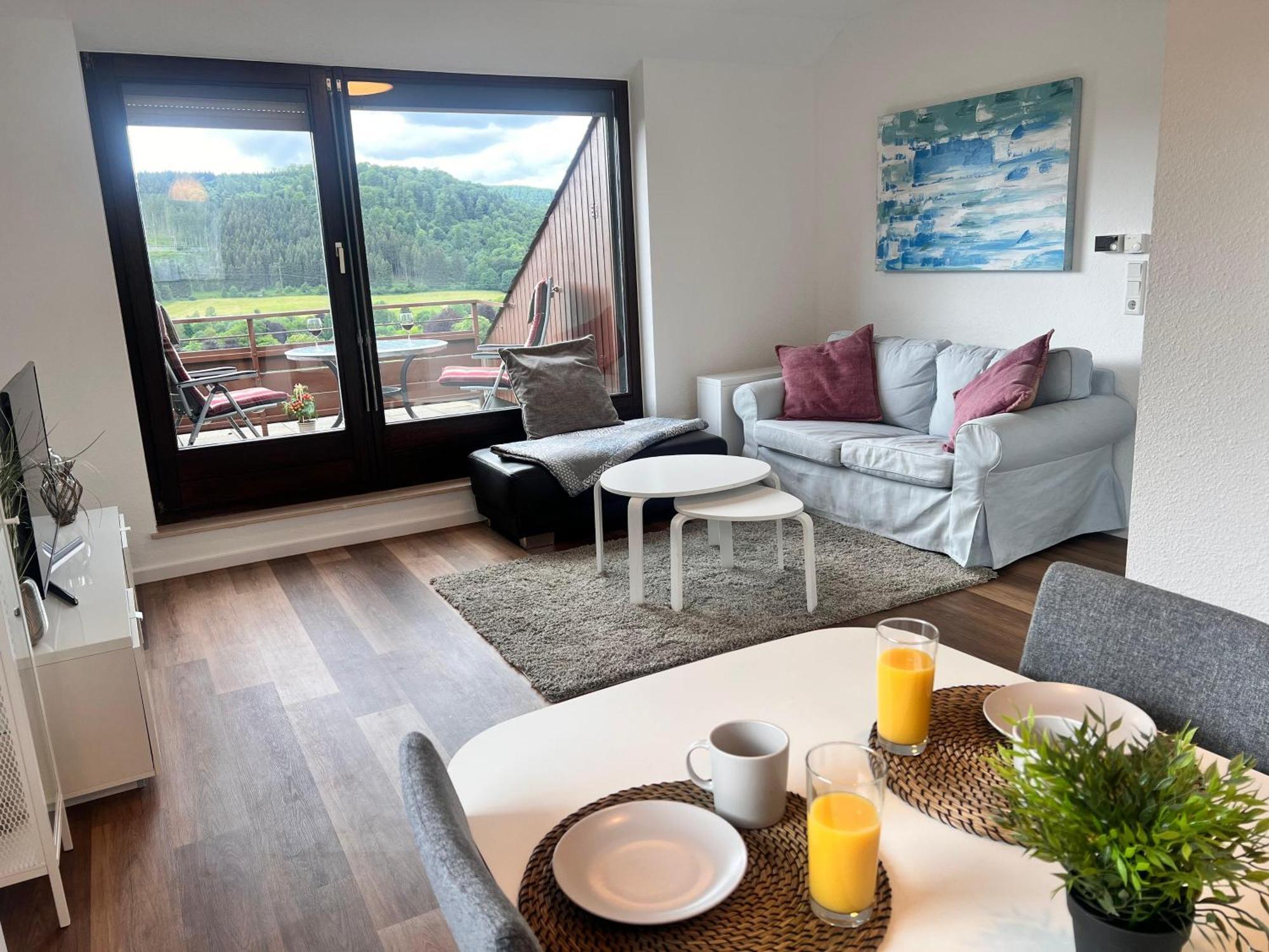 Gemuetliche 3-Zimmer-Wohnung Mit Panoramablick Und Kostenlosem Ueberdachten Parkplatz Вінтерберг Екстер'єр фото